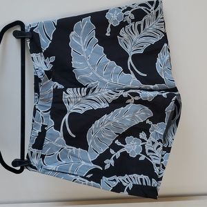 Hawaiian print super cute ress shorts